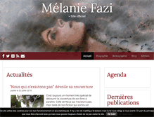 Tablet Screenshot of melaniefazi.net